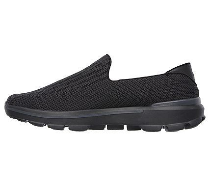 GO WALK 3 - ABLAZE, BBLACK Footwear Left View