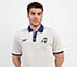 MUMBAI INDIANS: POLO WITH EMBROIDERED LOGO, WHITE