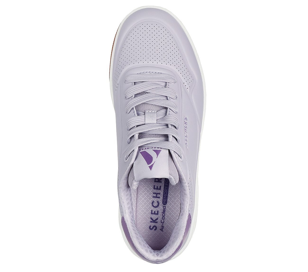 UNO COURT - FAST BREAK, LAVENDER Footwear Top View