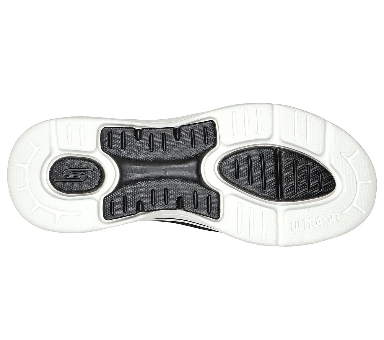 GO WALK ARCH FIT -LOVELY HEAR, BBBBLACK Footwear Bottom View