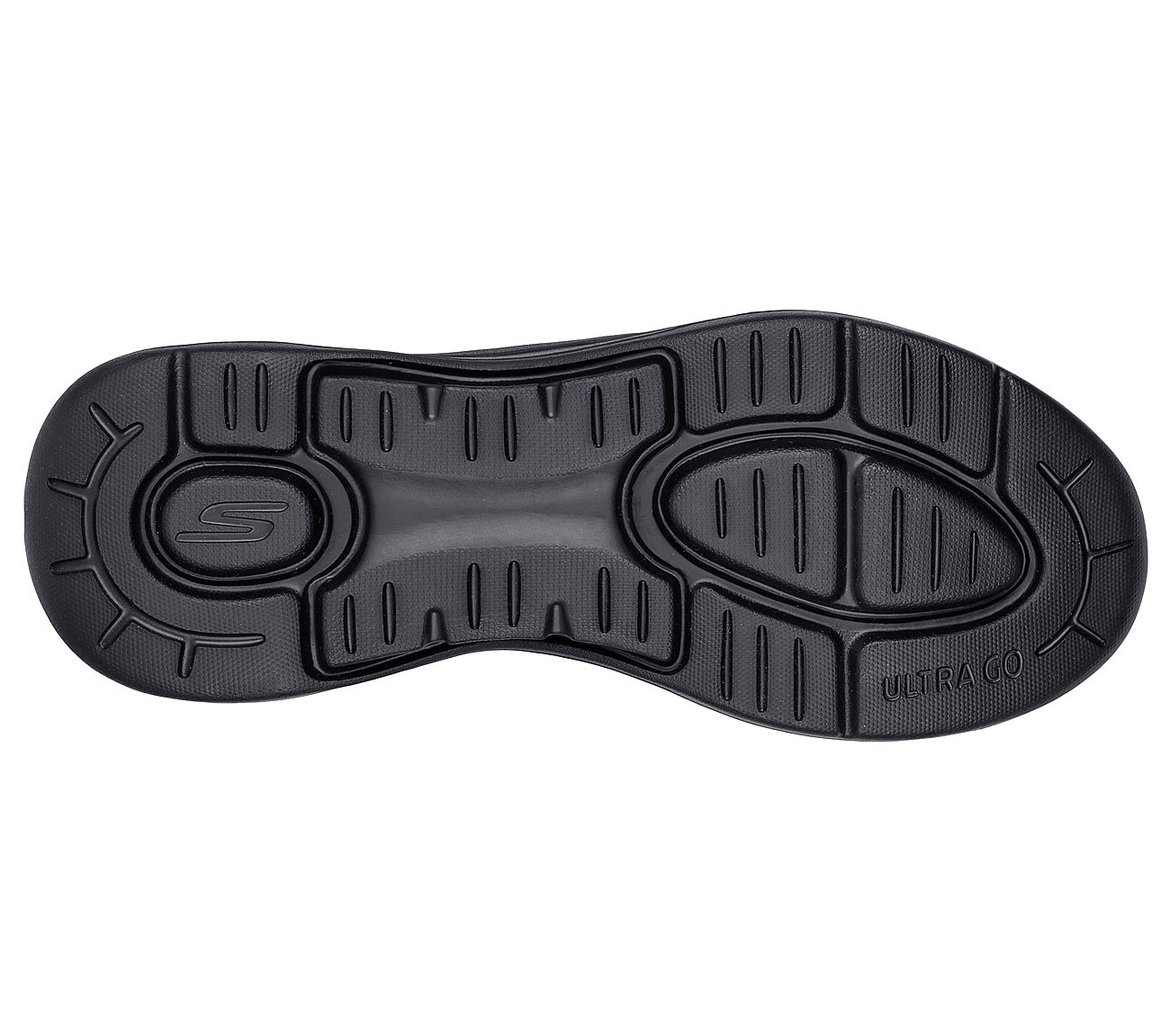 Skechers Black Go Walk Arch Fit Goodman Mens Slip On Shoes - Style ID ...