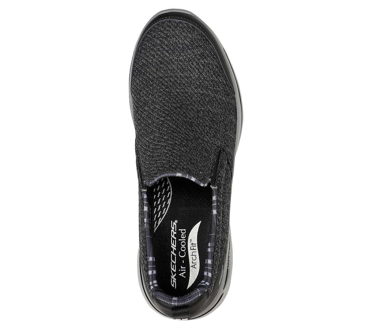 GO WALK ARCH FIT-RAMBLER, BBBBLACK Footwear Top View