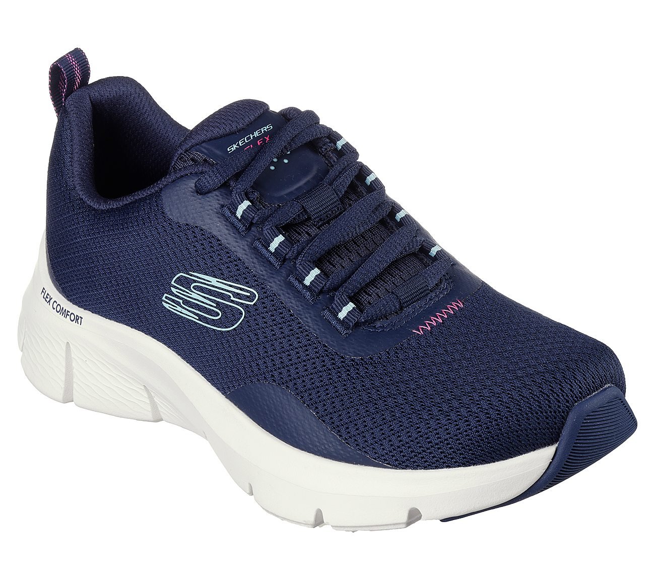 FLEX COMFORT, NAVY/PURPLE Footwear Right View