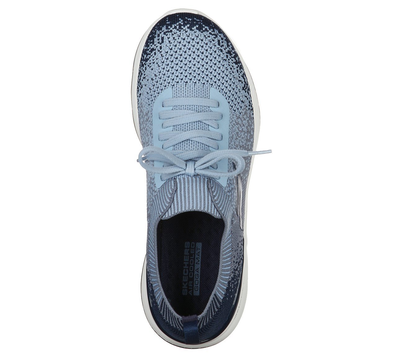 GO WALK STRETCH FIT, NAVY/BLUE Footwear Top View