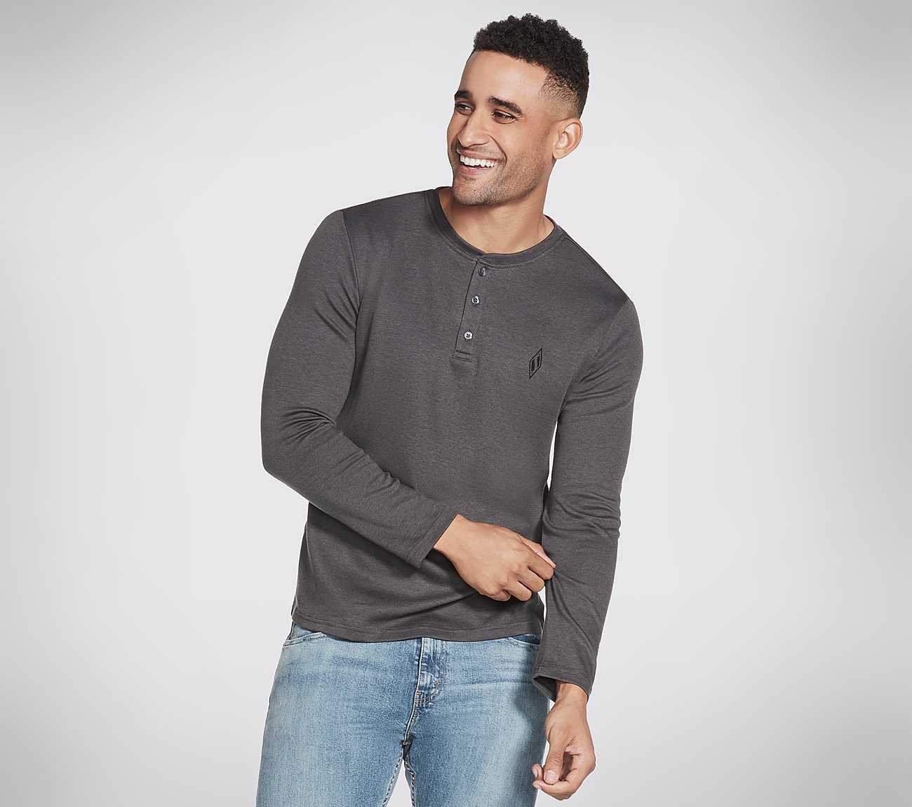 Buy Skechers GOKNIT PIQUE HENLEY | Mens