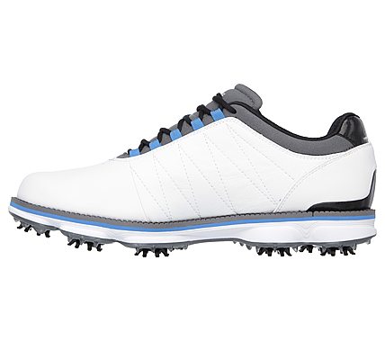 GO GOLF PRO, WHITE/GREY/BLUE Footwear Left View