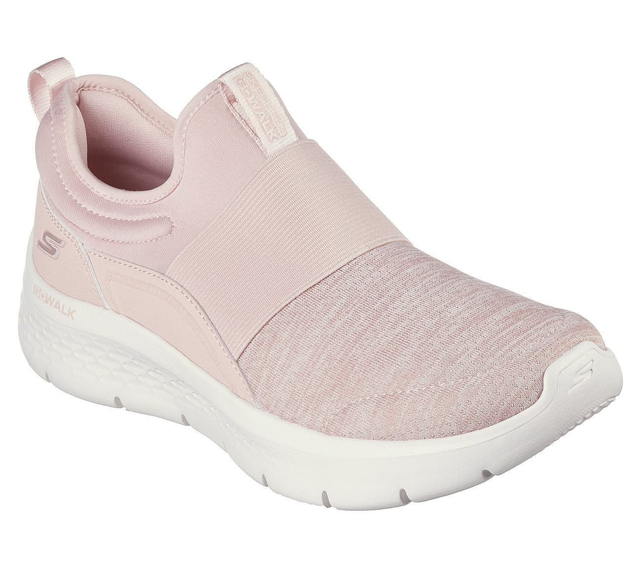 GO WALK FLEX, LLLIGHT PINK Footwear Lateral View