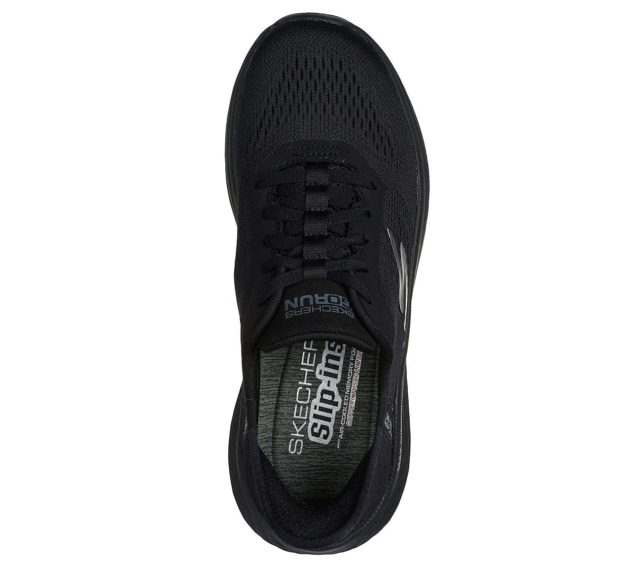 SKECHERS SLIP-INS: MAX CUSHIONING ELITE - VANISH, BBLACK Footwear Top View