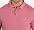 MENS PERFORMANCE POLO, CHARCOAL/CORAL Apparel Right View