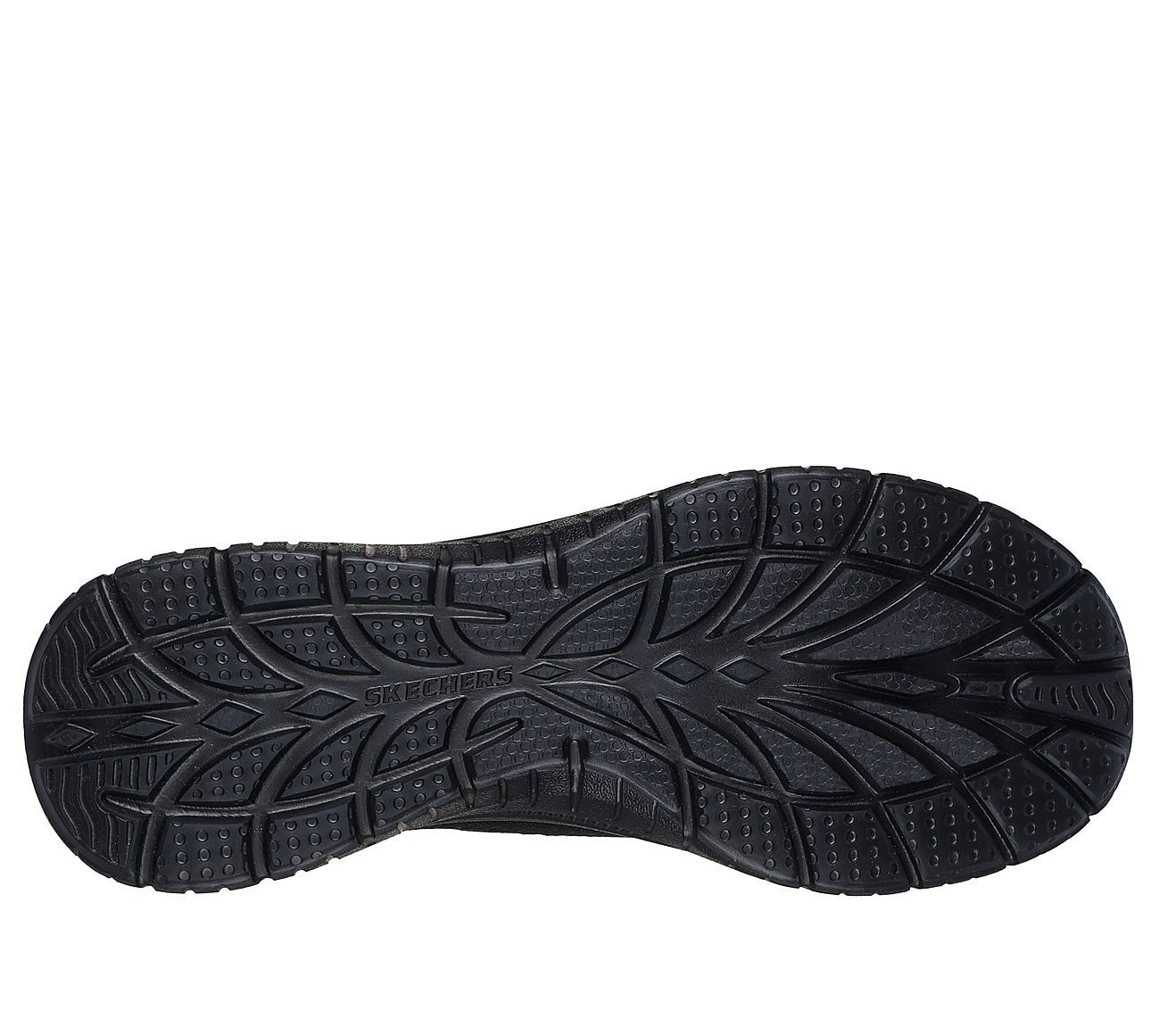 SKECHERS SLIP-INS: VIRTUE - SLEEK, BBLACK Footwear Bottom View