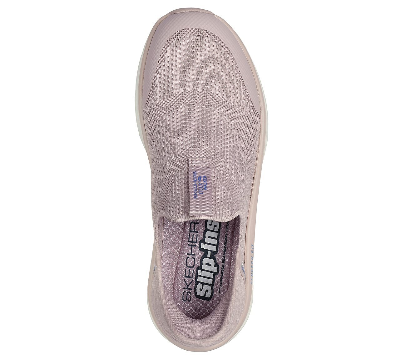 Skechers Slip-ins Relaxed Fit®: D'Lux Walker - Homebound, MMAUVE Footwear Top View