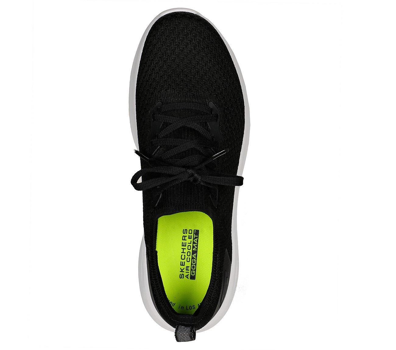 MAX CUSHIONING ESSENTIAL, BLACK/WHITE Footwear Top View