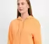 WOMENS BASIC FRONT OPEN HOODIE, Orange