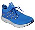 GO RUN 7 -, BLUE/ORANGE Footwear Lateral View