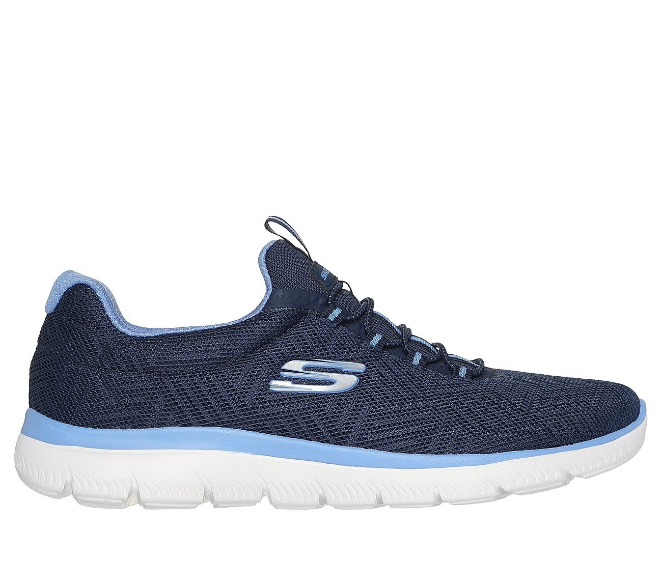 SUMMITS - ARTISTRY CHIC, NAVY/BLUE Footwear Lateral View