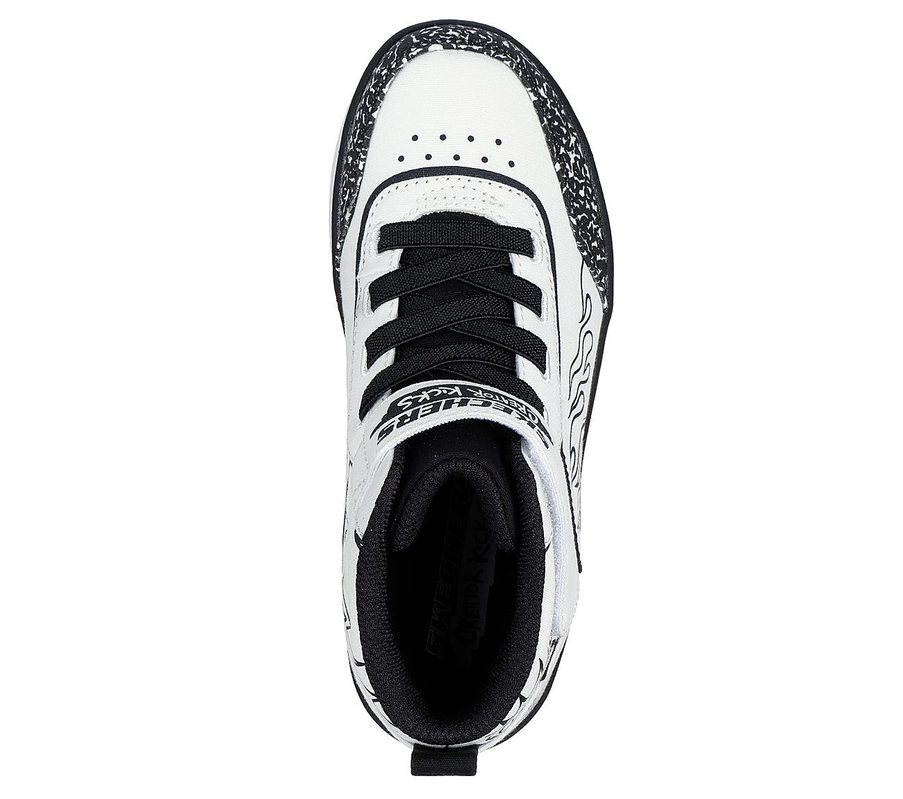 SPORT COURT 92 - COLOR-BLITZ, WHITE BLACK Footwear Top View