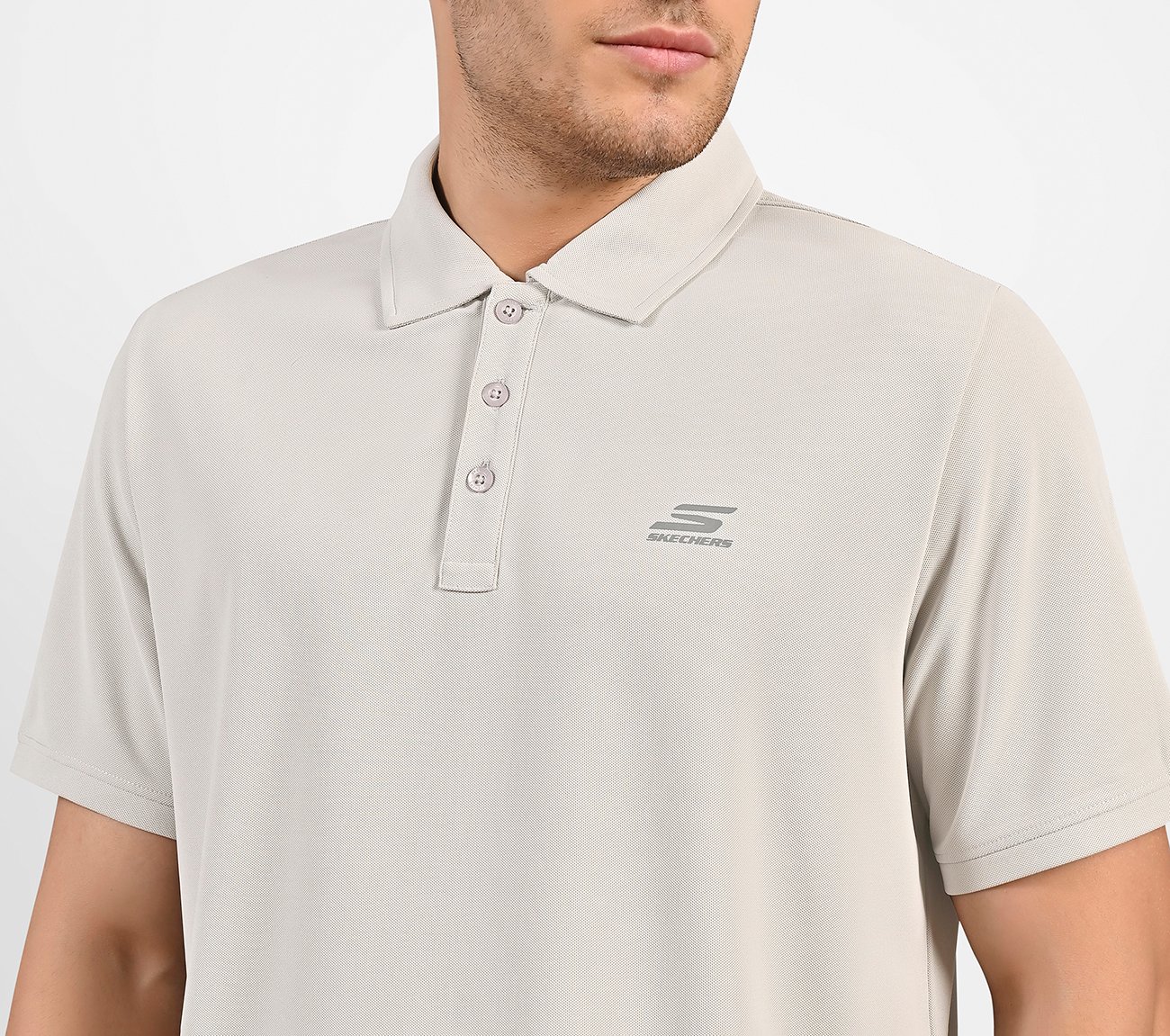 SKECHERS ESSENTIAL POLO, GRAY Apparel Right View