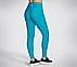 GOFLEX RIB FL HW LEGGING, AQUA GREEN