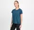 RAGLAN SLEEVE WITH OVERLAP BACK T-SHIRT, NAVY