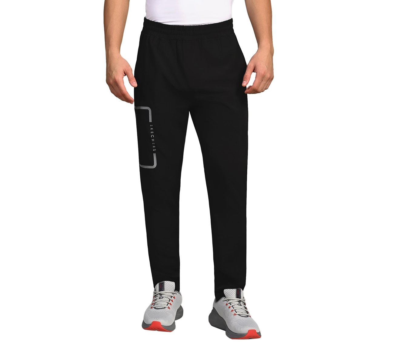 ESSENTIAL WALKER PANTS, BLACK/CHARCOAL/BLUE Apparel Lateral View