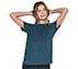 GODRI STRIDE T-SHIRT, TEAL Apparels Bottom View