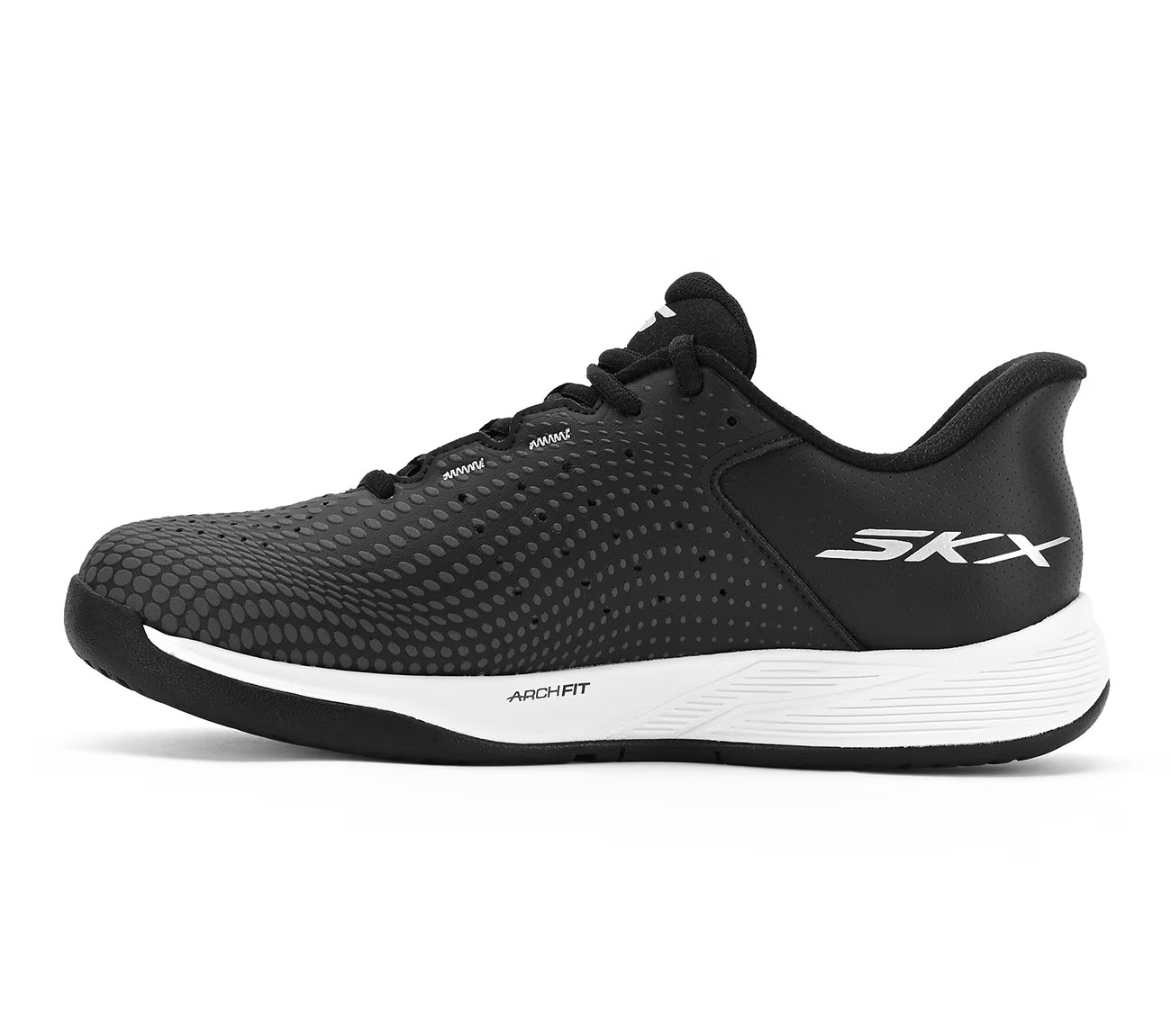 SKECHERS VIPER COURT RELOAD, BLACK/WHITE Footwear Left View