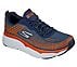 MAX CUSHIONING ELITE, NAVY/ORANGE Footwear Lateral View