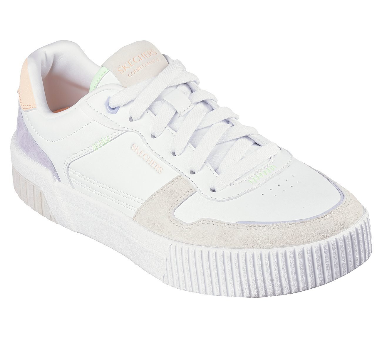 JADE-STYLISH TYPE, WHITE/MULTI Footwear Right View