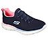 SUMMITS - GLOWING GLITZ, NAVY/PINK Footwear Right View