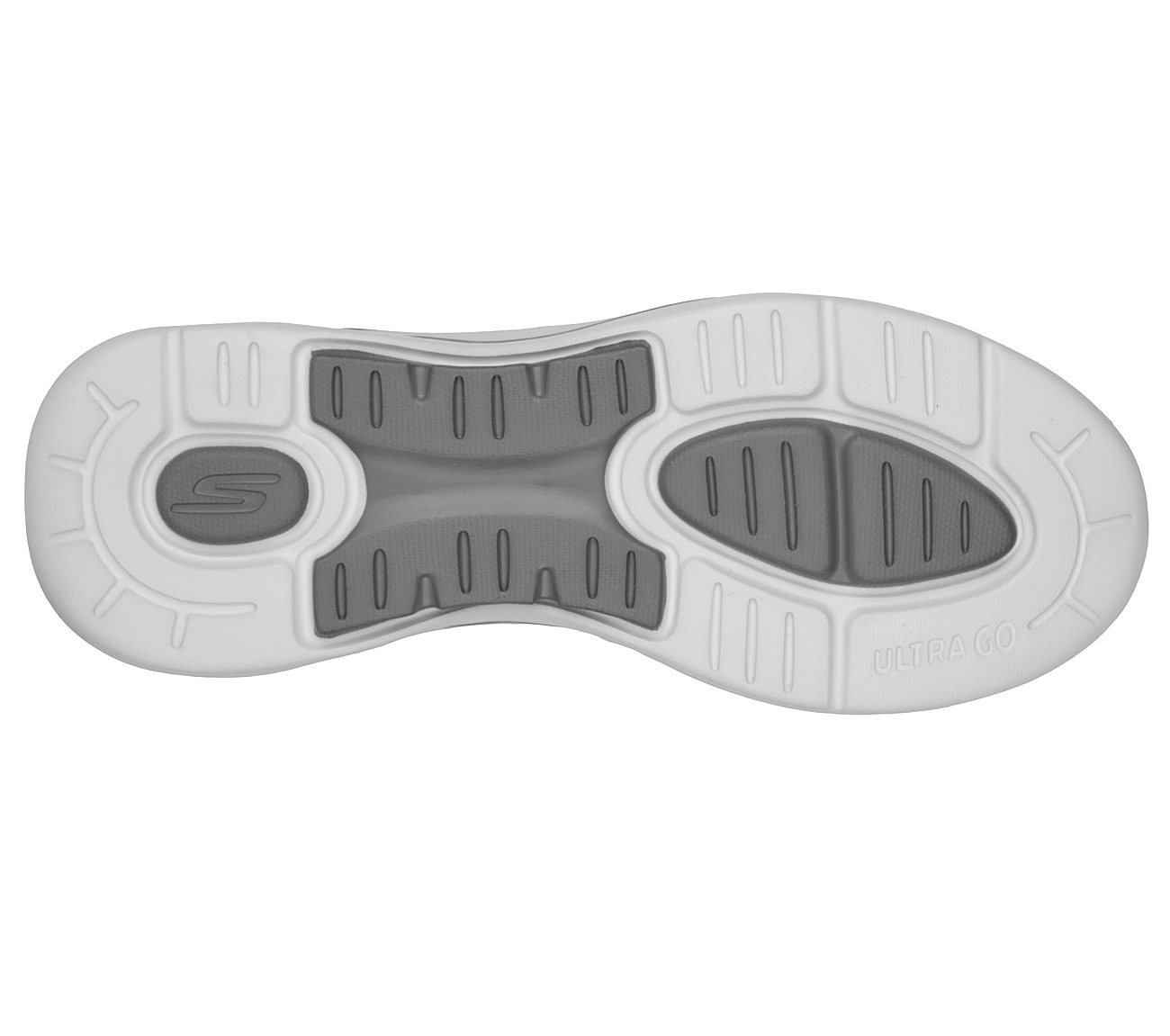 GO WALK ARCH FIT - ORION, GREY Footwear Bottom View