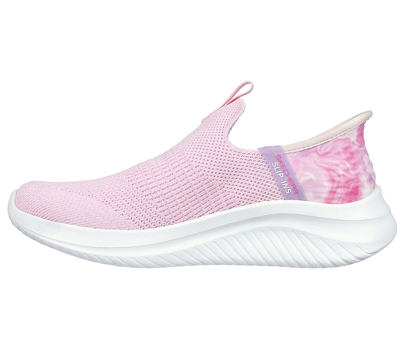 Skechers Slip-Ins: Ultra Flex 3.0 - Colory Wild, LLLIGHT PINK Footwear Left View