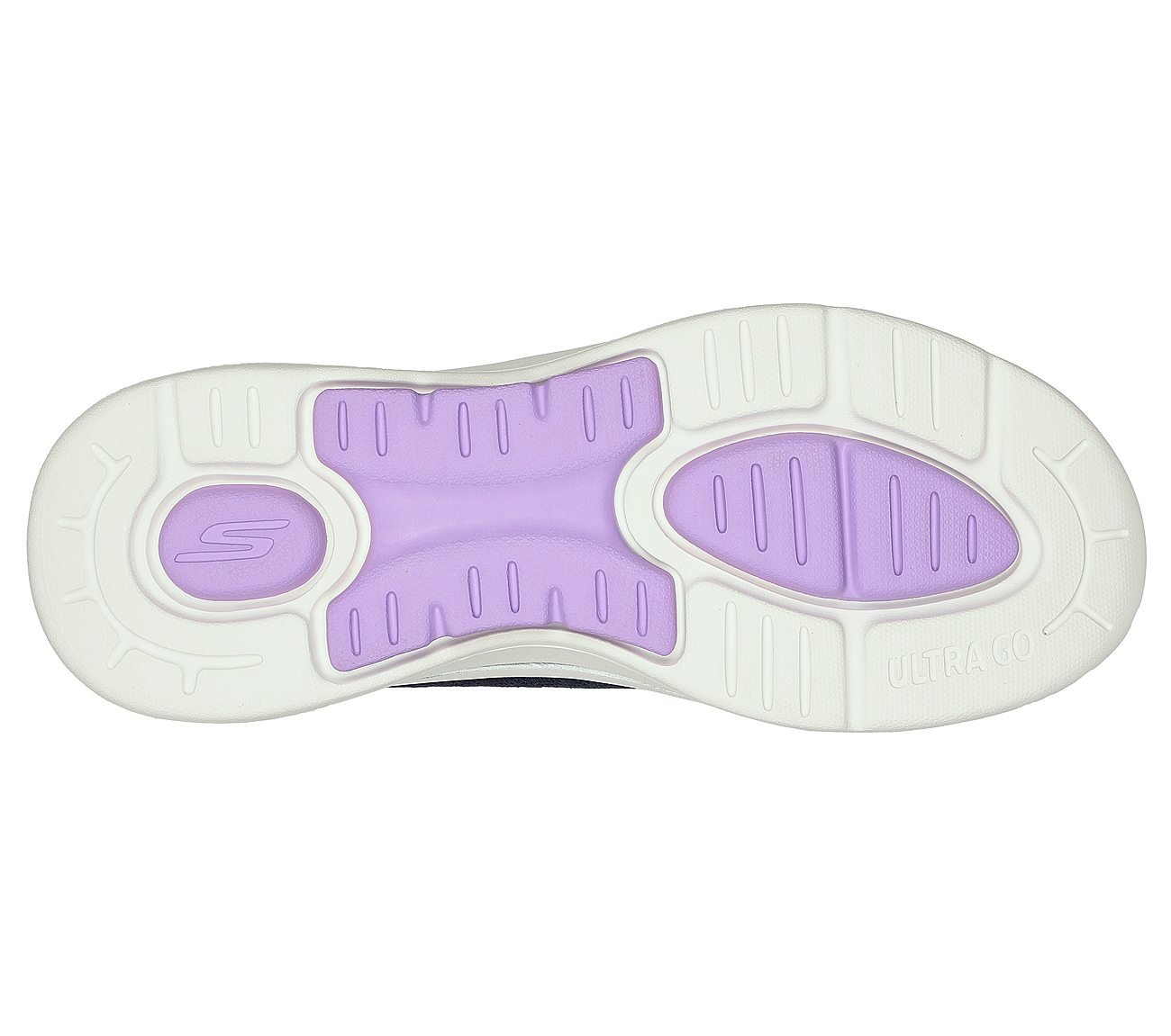 GO WALK ARCH FIT - OCEAN REEF, NAVY/LAVENDER Footwear Bottom View