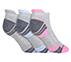 3 Pack of WOMENS 1/2 TERRY LOW CUT, GREY