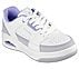 UNO COURT - COURTED STYLE, WHITE/LAVENDER Footwear Right View