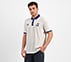 MUMBAI INDIANS: POLO WITH EMBROIDERED LOGO, WHITE