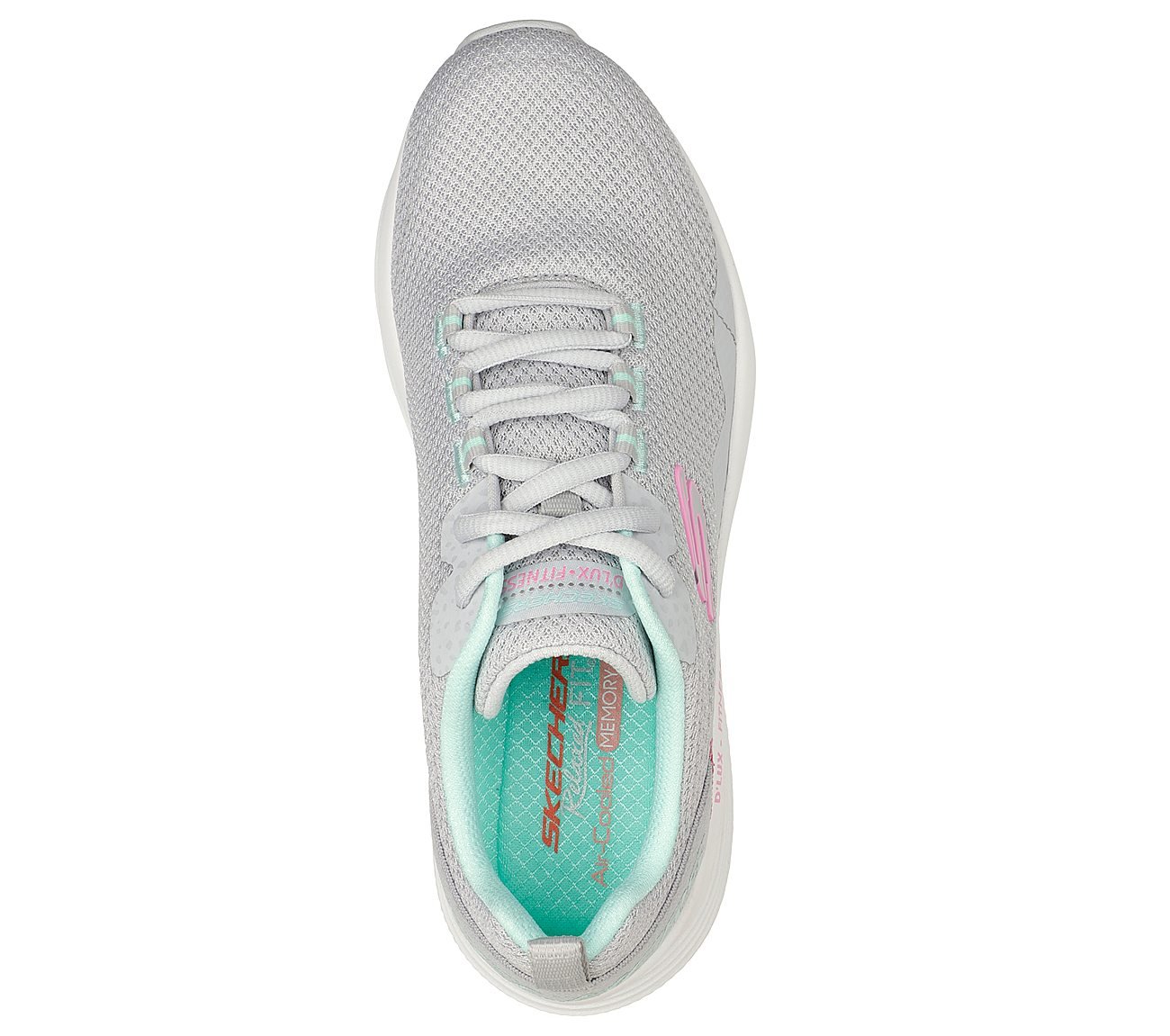 D'LUX FITNESS-ROAM FREE, LIGHT GRAY MULTI Footwear Top View