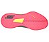 Skechers Viper Court Pro - Pickleball, GRAY/PINK Footwear Bottom View