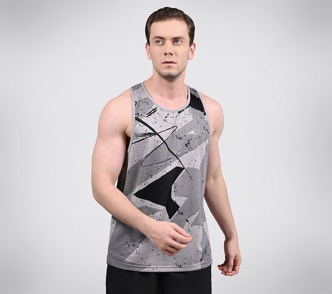 FIRFLY AOP TANK, WHITE/GREY/BLUE Apparel Lateral View