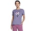 DIAMONDS T-SHIRT, GREY/PURPLE