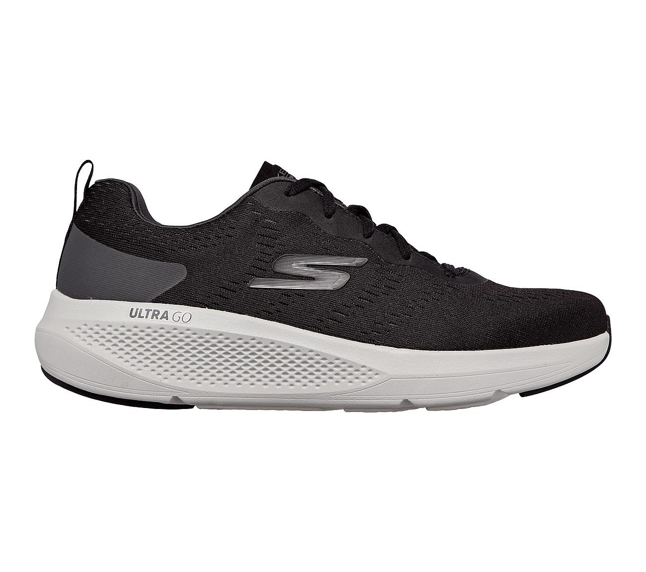 GO RUN ELEVATE, BLACK/GREY Footwear Right View