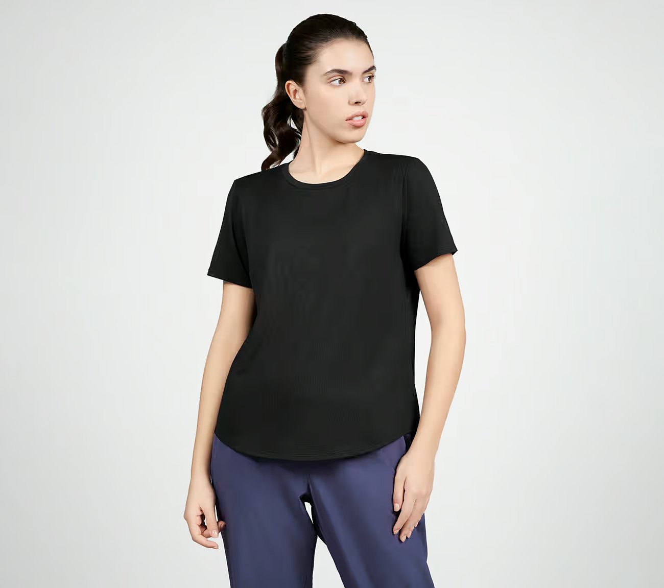 GODRI SWIFT TEE, BBBBLACK Apparels Lateral View