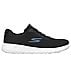 GO WALK MAX - MIDSHORE, BLACK/BLUE Footwear Lateral View