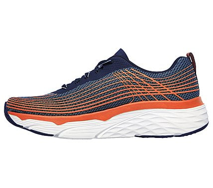 MAX CUSHIONING ELITE, NAVY/ORANGE Footwear Left View