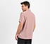 SKECHERS ESSENTIAL POLO, HOT PINK/GRAY