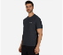 GODRI ALL DAY OUTPACE T-SHIRT, CHARCOAL/NAVY Apparels Top View