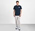 MUMBAI INDIANS: WICKET HD T-SHIRT, NAVY/PERIWINKLE