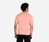 SS JACQUARD PATTERN T-SHIRT, PEACH Apparel Bottom View