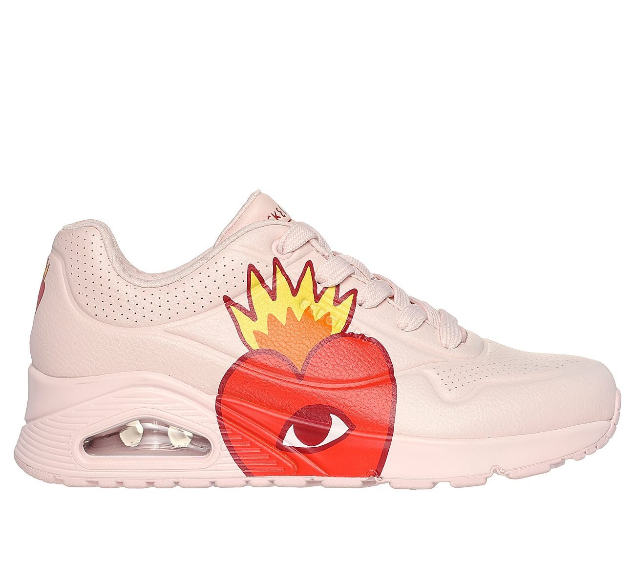 UNO - FLAMING HEART, PINK/MULTI Footwear Lateral View