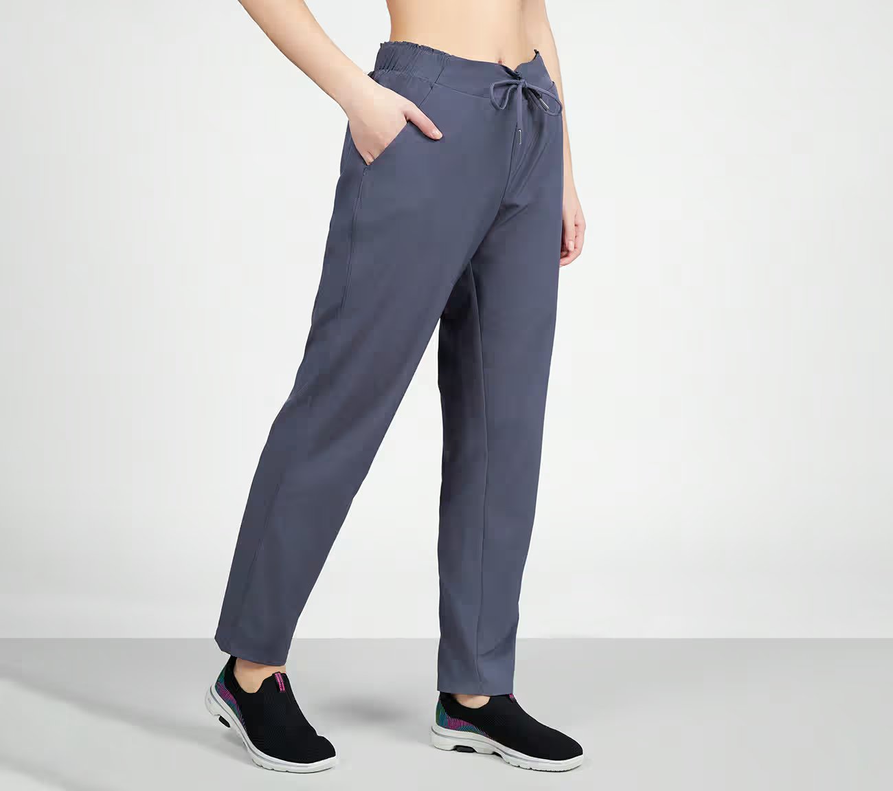 Skechers Slip-ins: GO WALK Uptown Pant, GRAYSTONE Apparel Bottom View