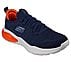 AIR CUSHIONING, NAVY/ORANGE Footwear Right View